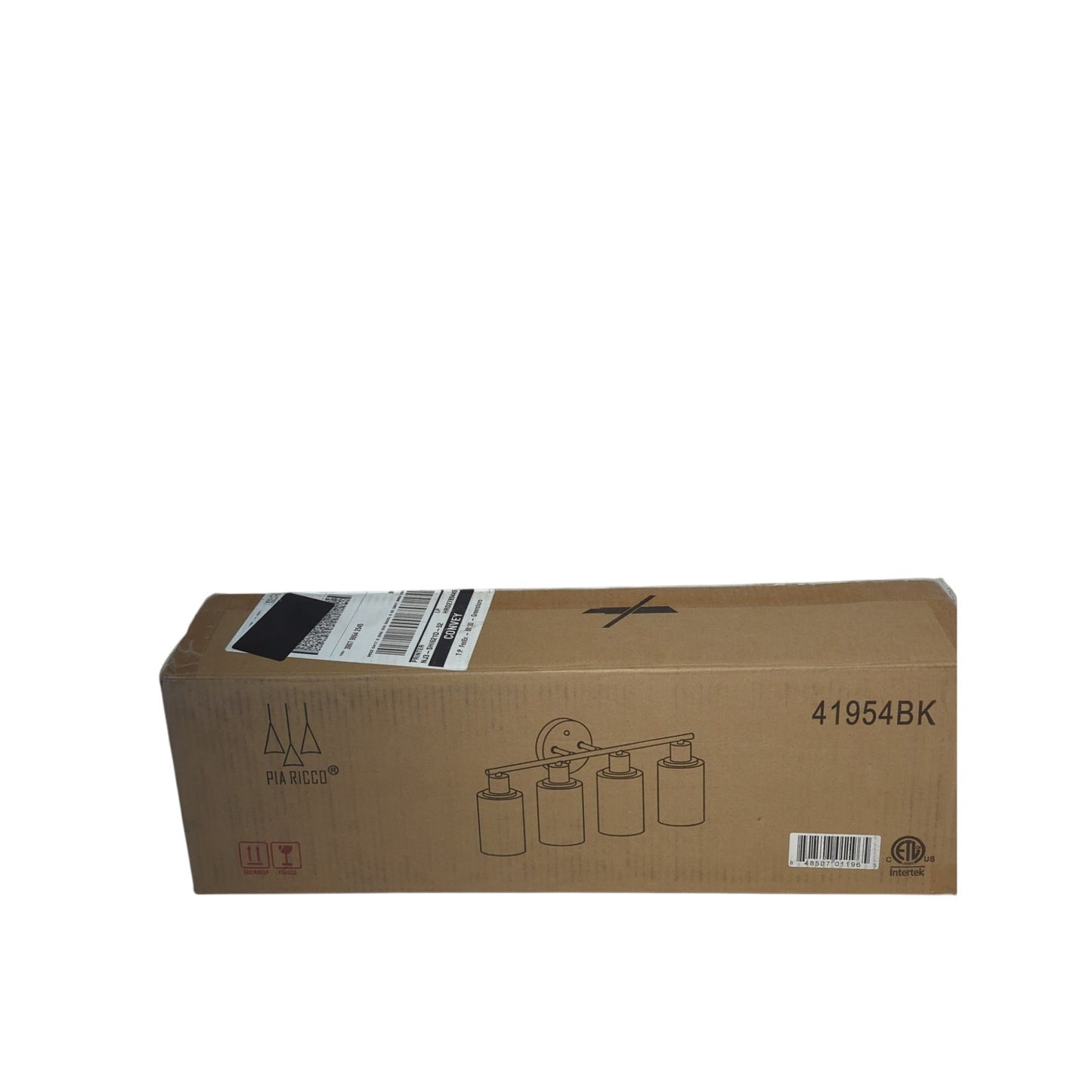 Pia Ricco 4 Count Glass Shade Light Fixture