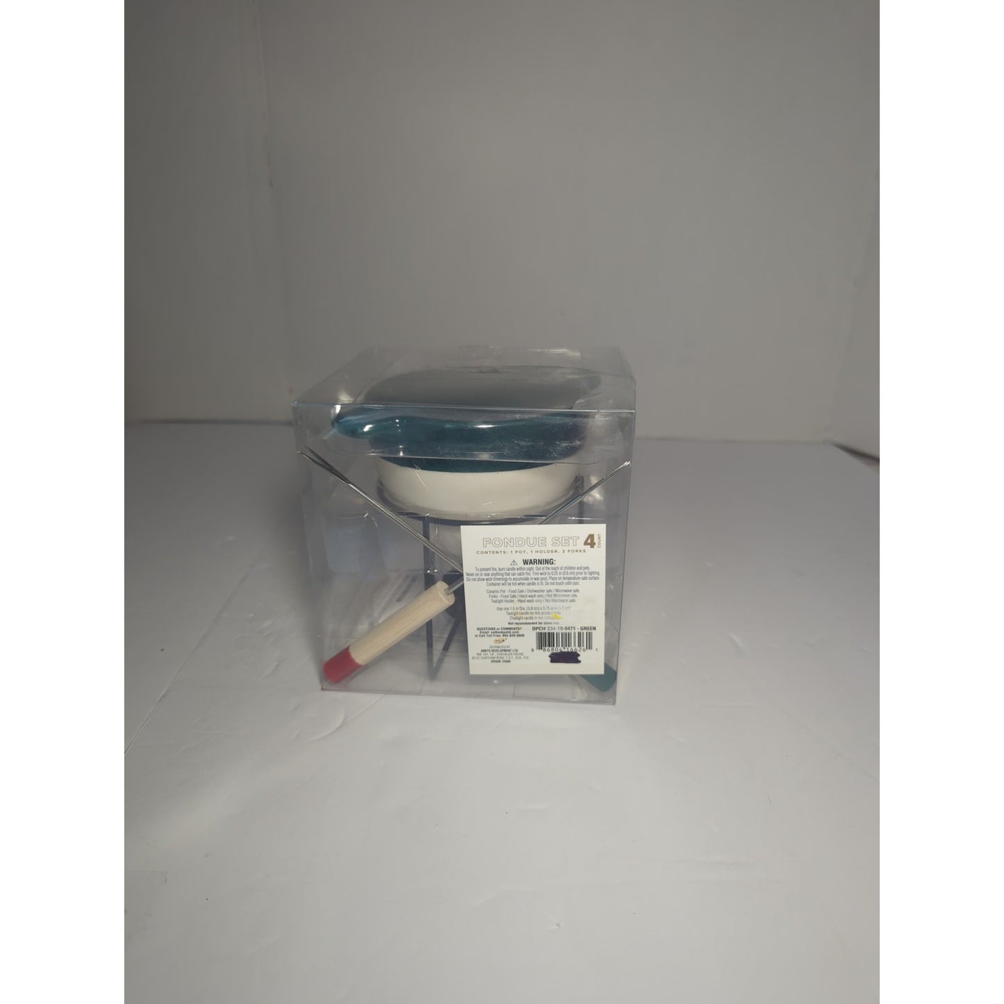 Ceramic Fondue Set With Forks
