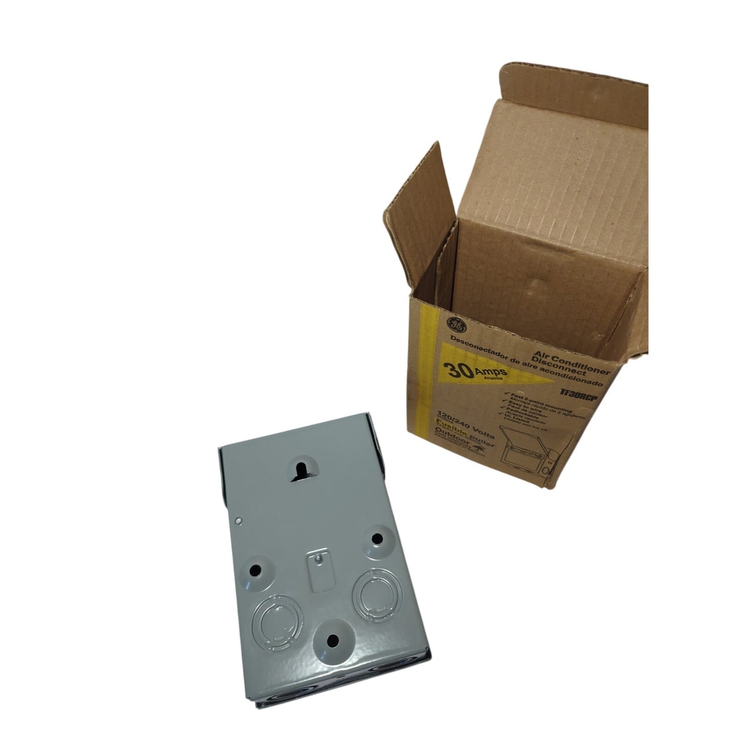 GE Air Conditioner Disconnect 30A 240V Fusible TF30RCP