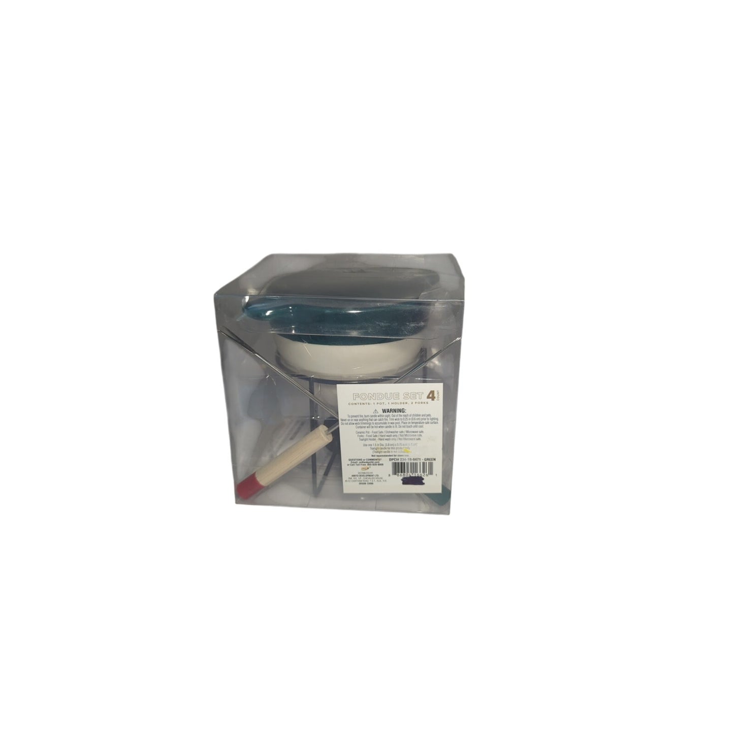 Ceramic Fondue Set With Forks