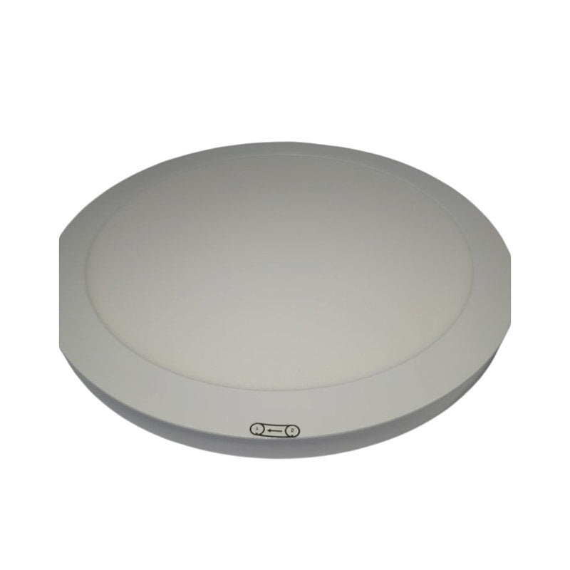 15 Inch White Round Flat Panel Down light