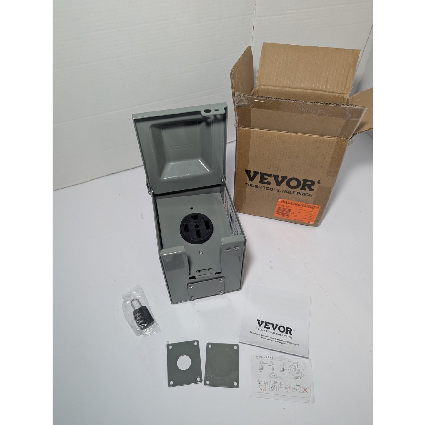 VEVOR 50A RV Power Outlet Box