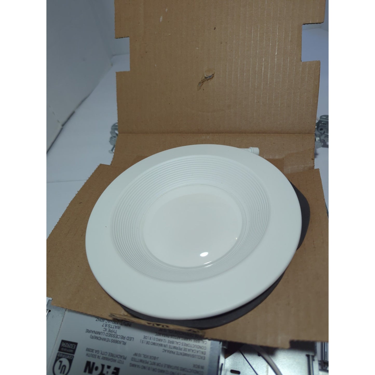 Halo 6 in Adjustable CCT Canless LED Recessed Light Kit New Construction Indoor Outdoor 4 pack