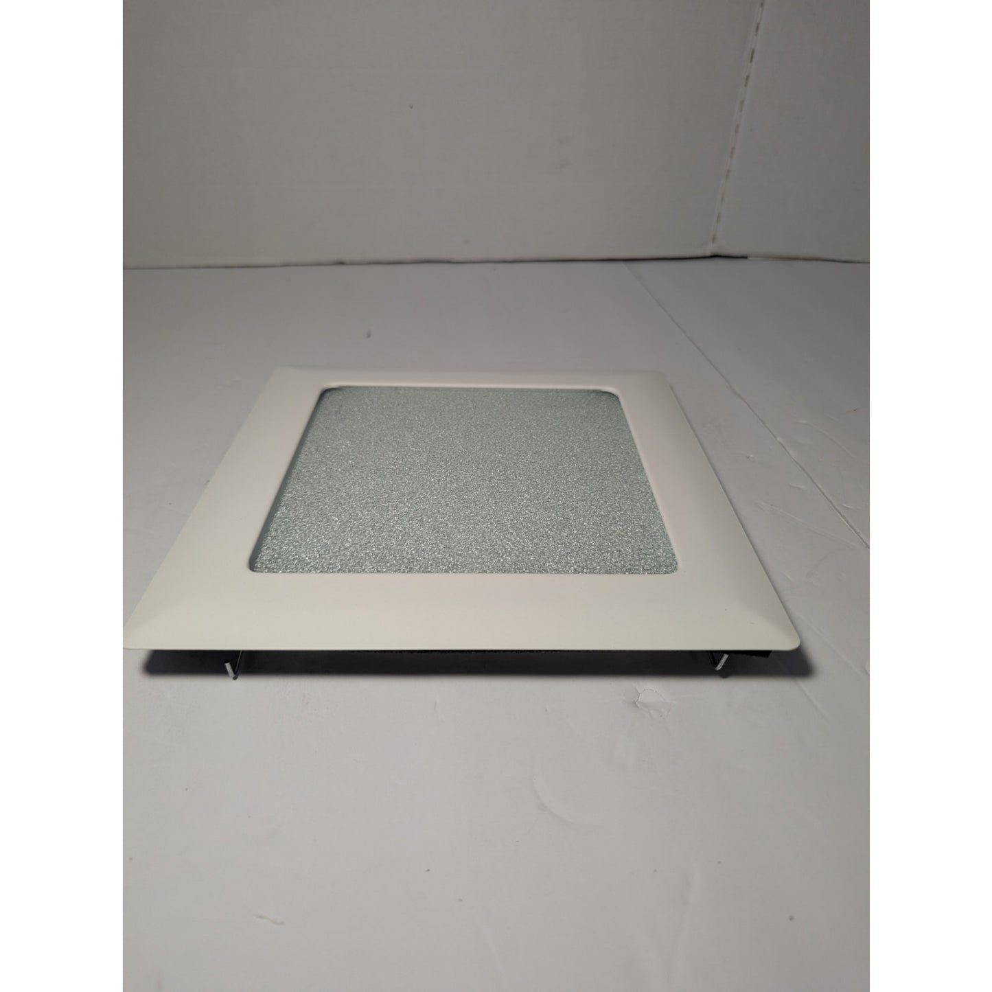 Halo 9'' Square Glass Light Frame Recessed White Albalite Lens 2pk