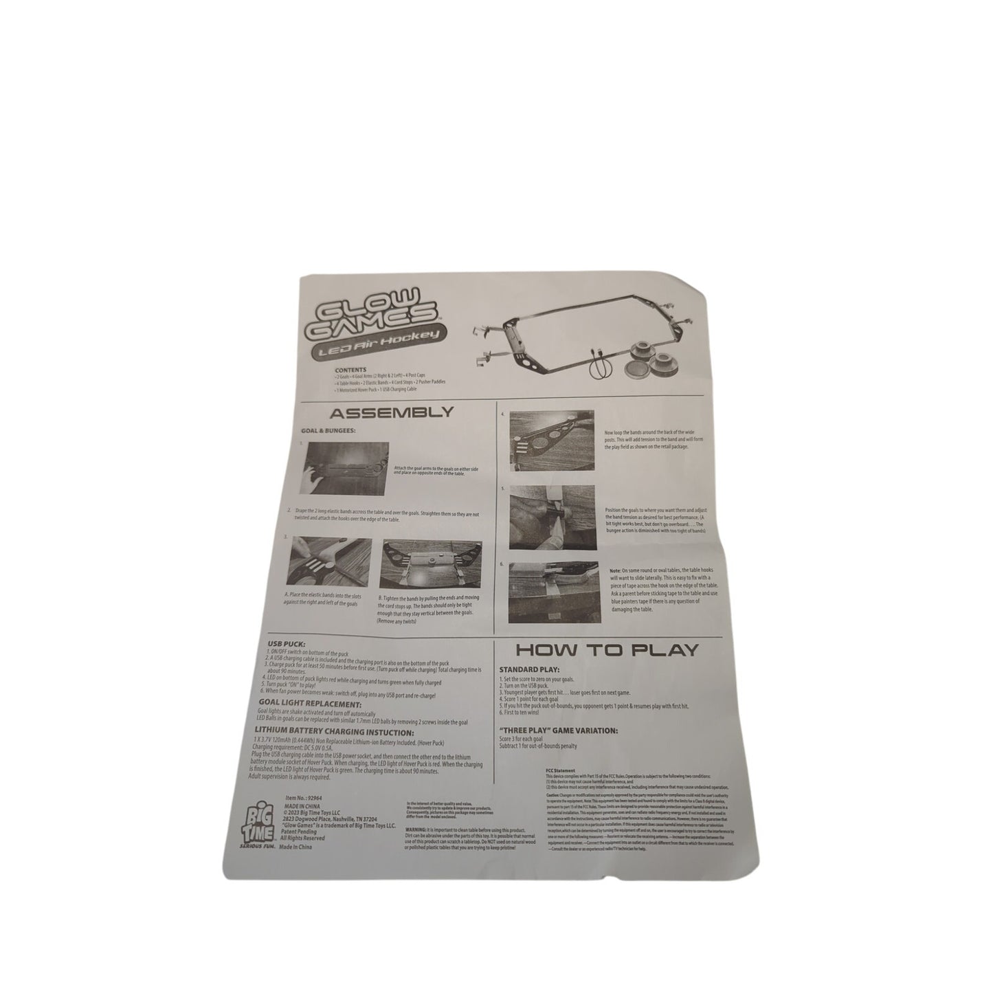 Glow Games LED Air Hockey – Fast-Paced Tabletop Fun