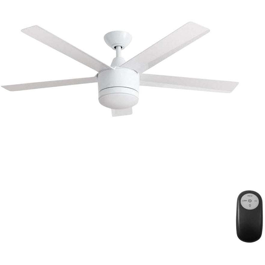 Home Decorators Collection Merwry 52'' Ceiling Fan White