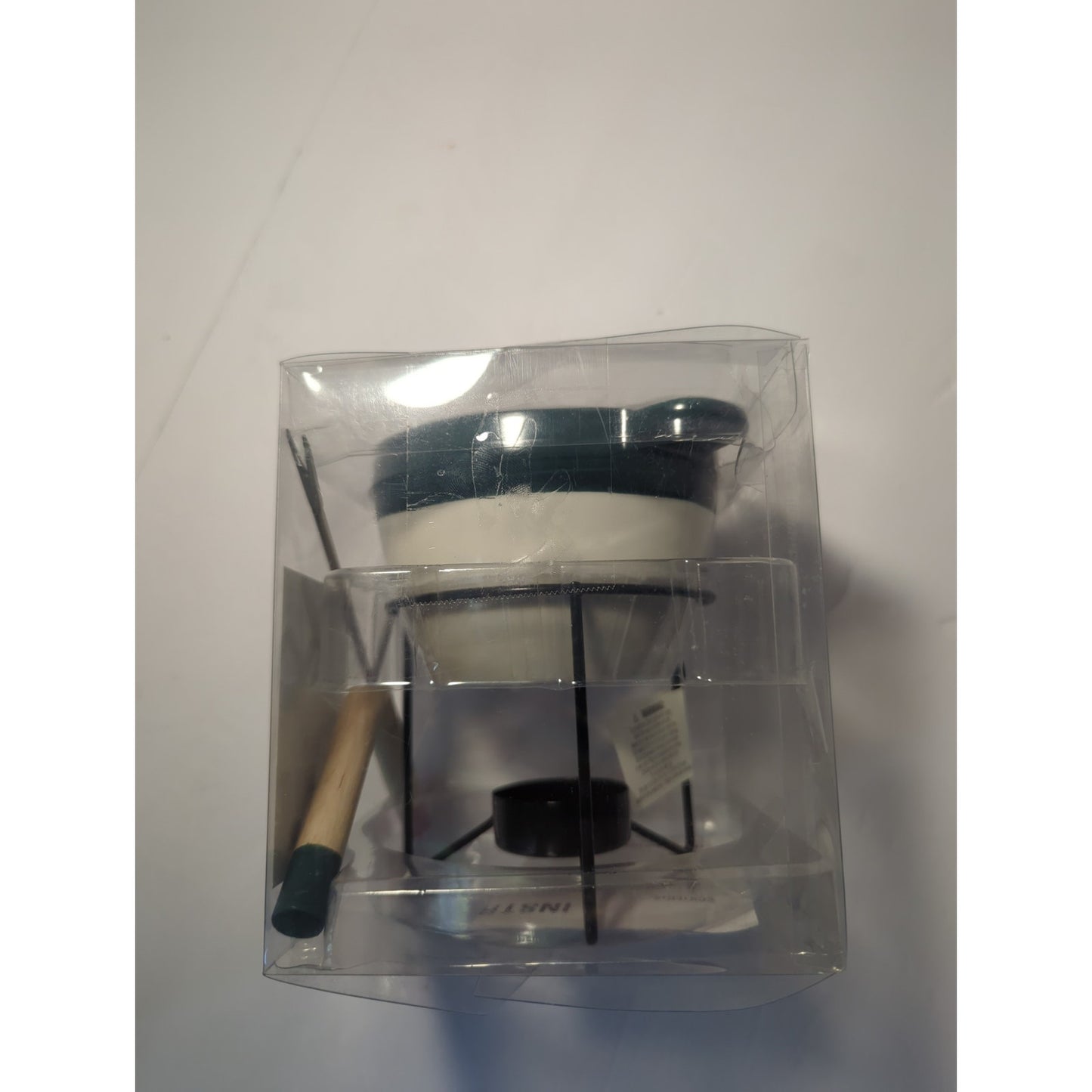 Ceramic Fondue Set With Forks
