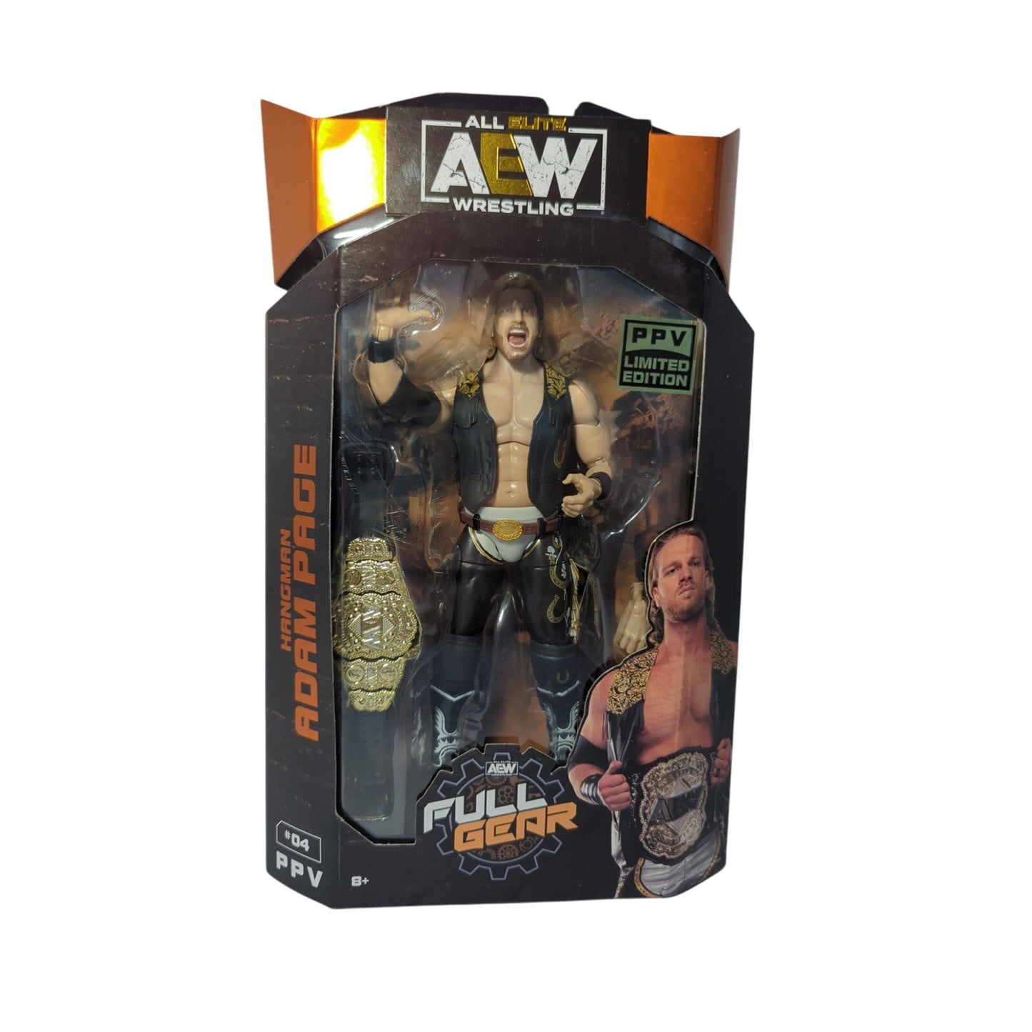 AEW All Elite Wrestling Full Gear Hangman Adam Page Figure – Collectible Action Figure
