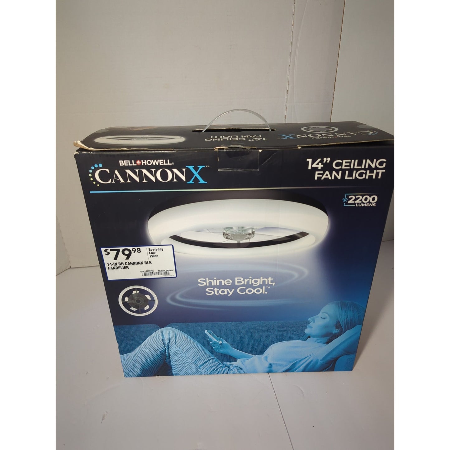 Bell+Howell 14'' Ceiling Fan And Light