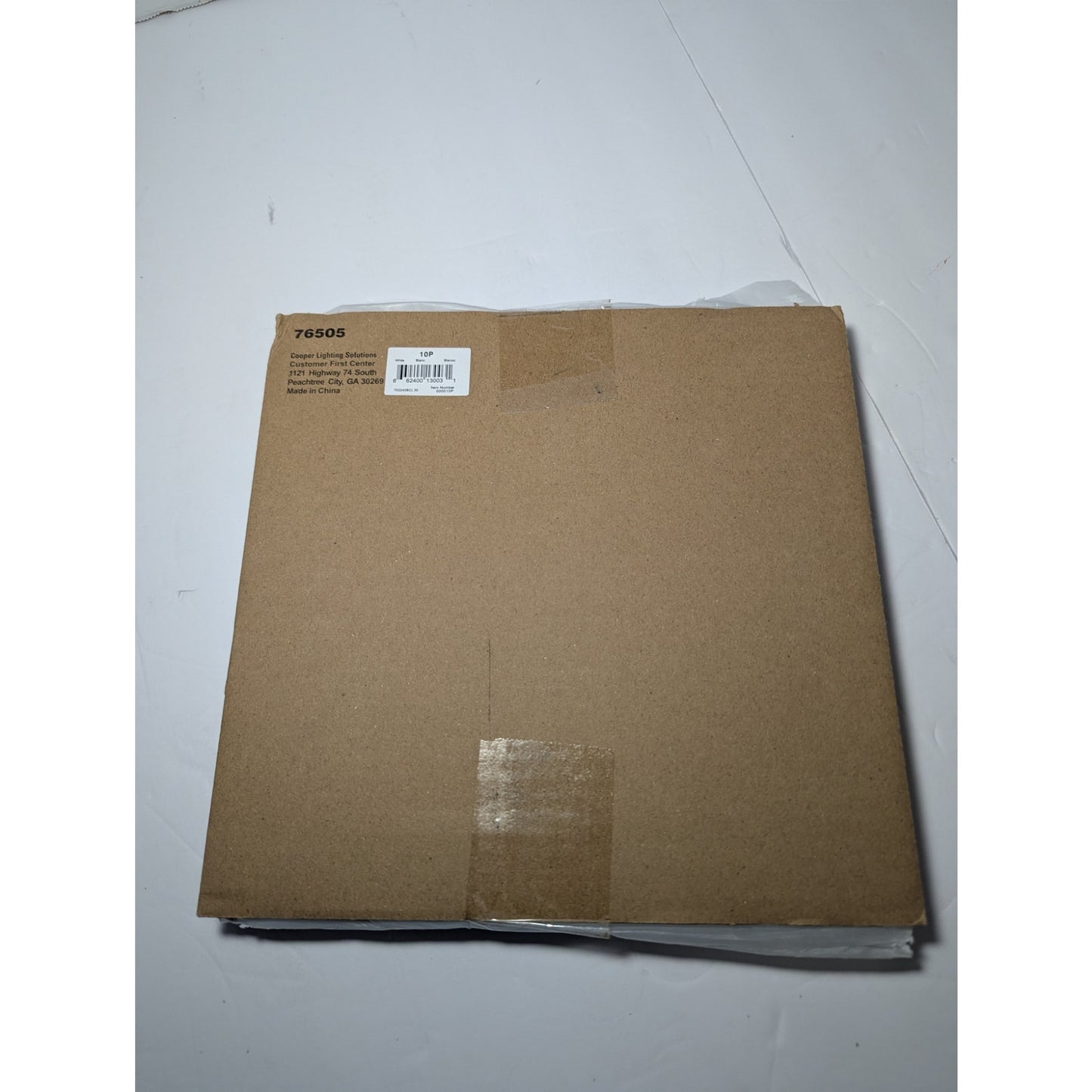 Halo 9'' Square Glass Light Frame Recessed White Albalite Lens 2pk