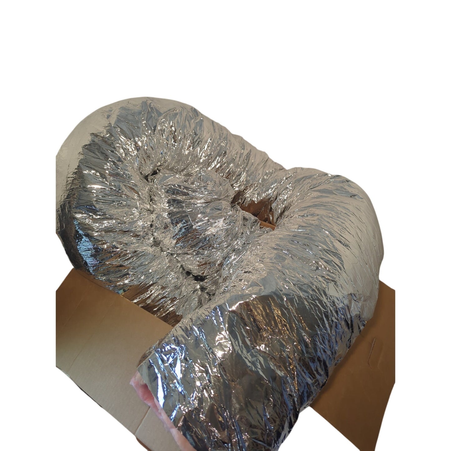 Silver Jacket Class 1 Insulated Flexible Duct 25ft R-Value 6''