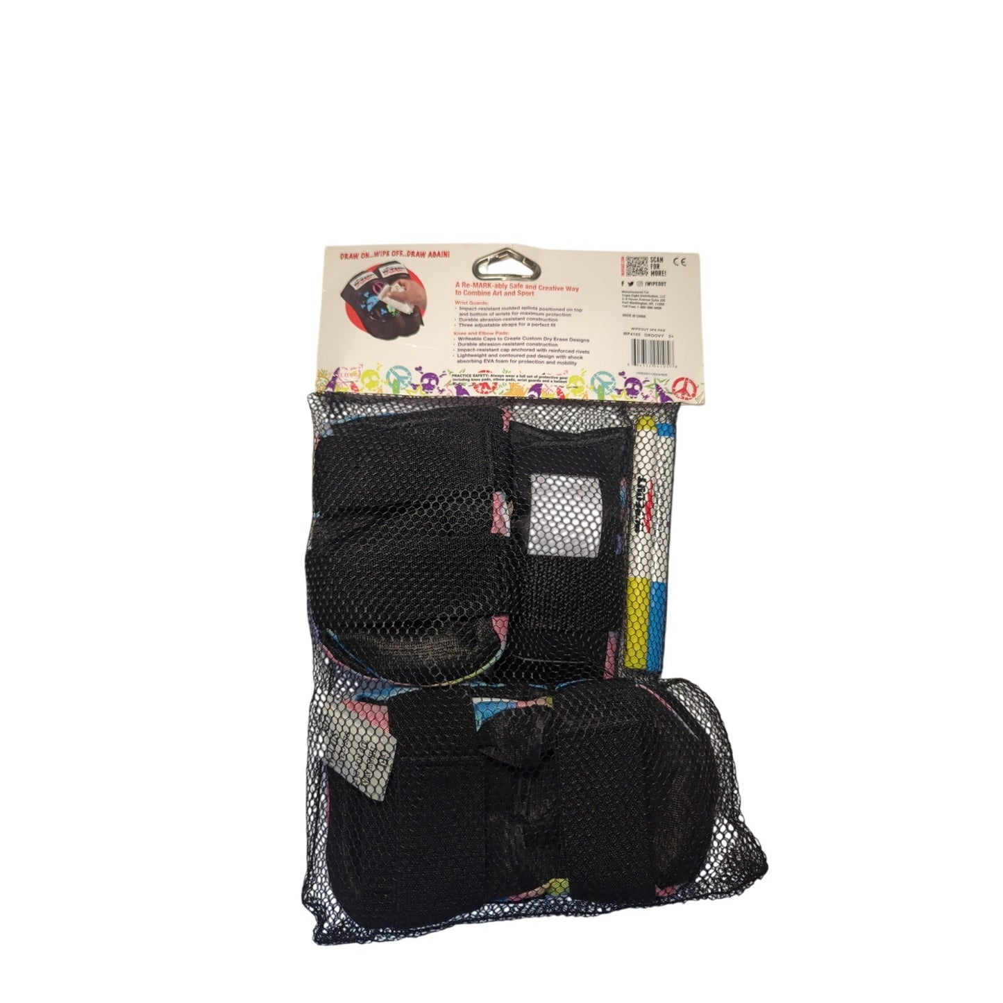 Wipeout Dry Erase Multi-Sport Protective Gear – Customizable Safety for Kids