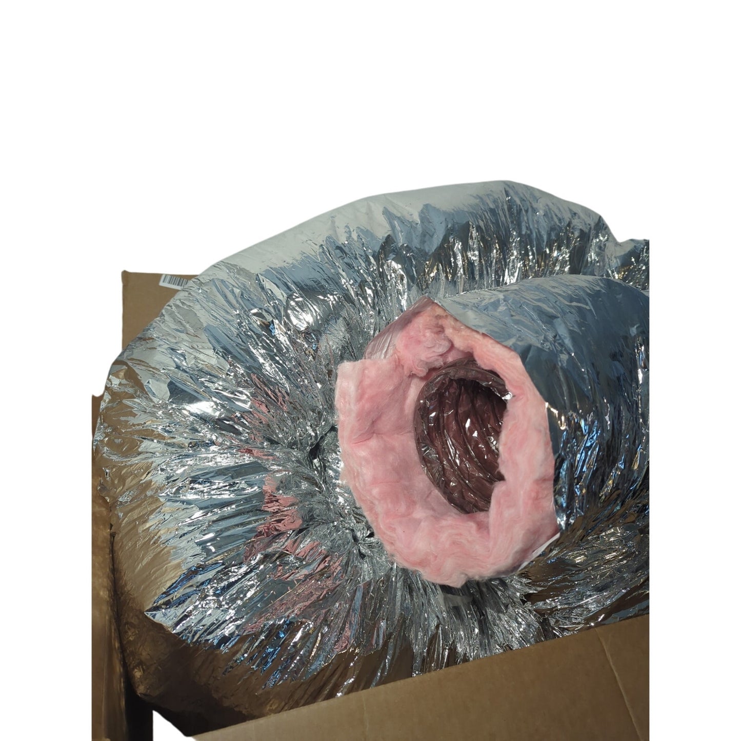 Silver Jacket Class 1 Insulated Flexible Duct 25ft R-Value 6''