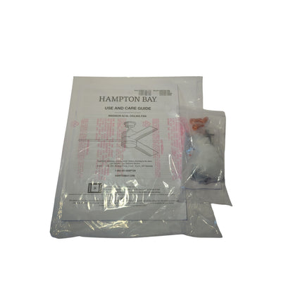 Hampton Bay 52 in Madison Indoor Ceiling Fan Matte Black Frosted Opal Glass Shade