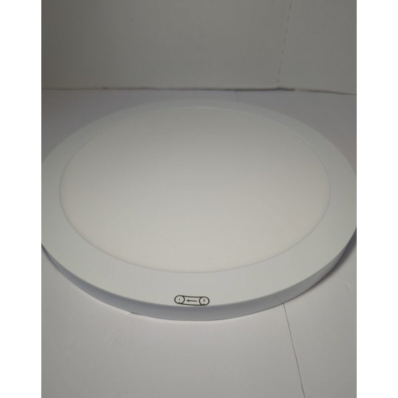 15 Inch White Round Flat Panel Down light