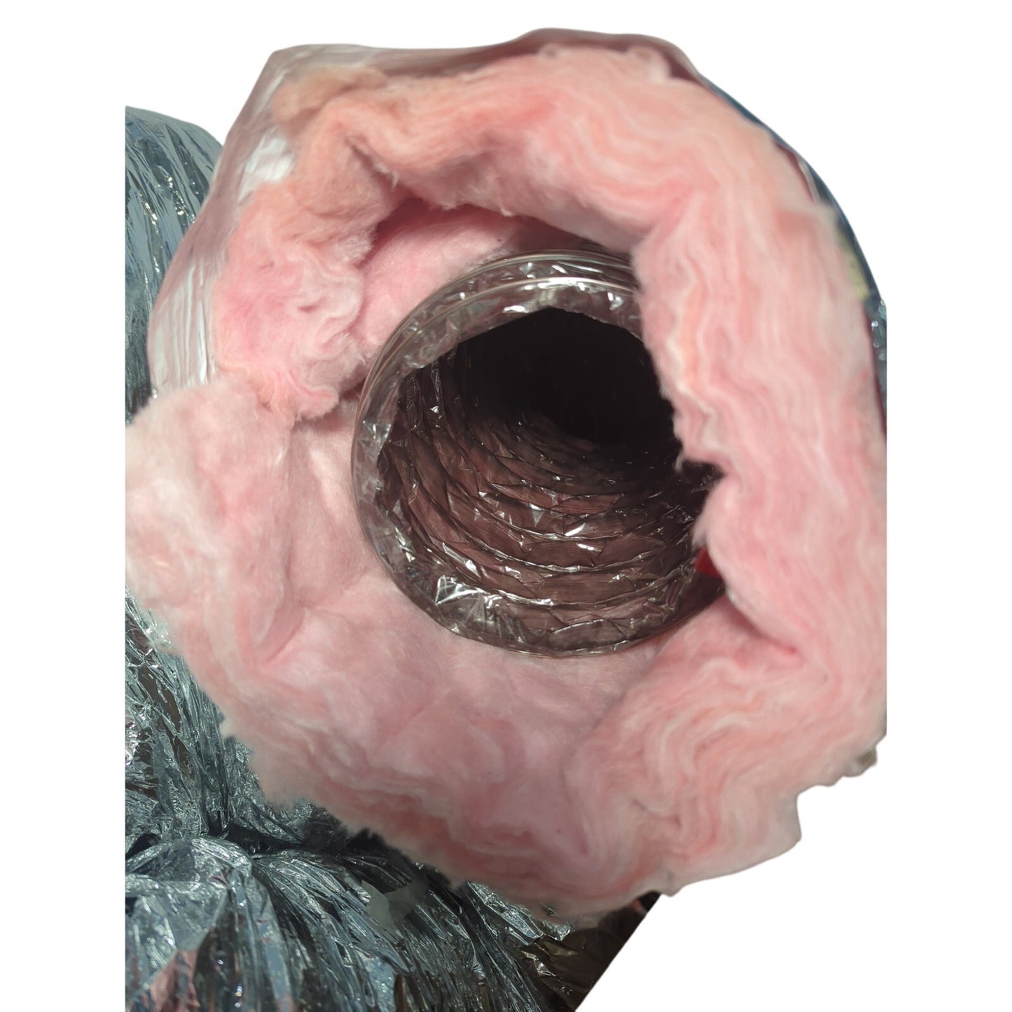 Silver Jacket Class 1 Insulated Flexible Duct 25ft R-Value 6''