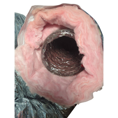 Silver Jacket Class 1 Insulated Flexible Duct 25ft R-Value 6''