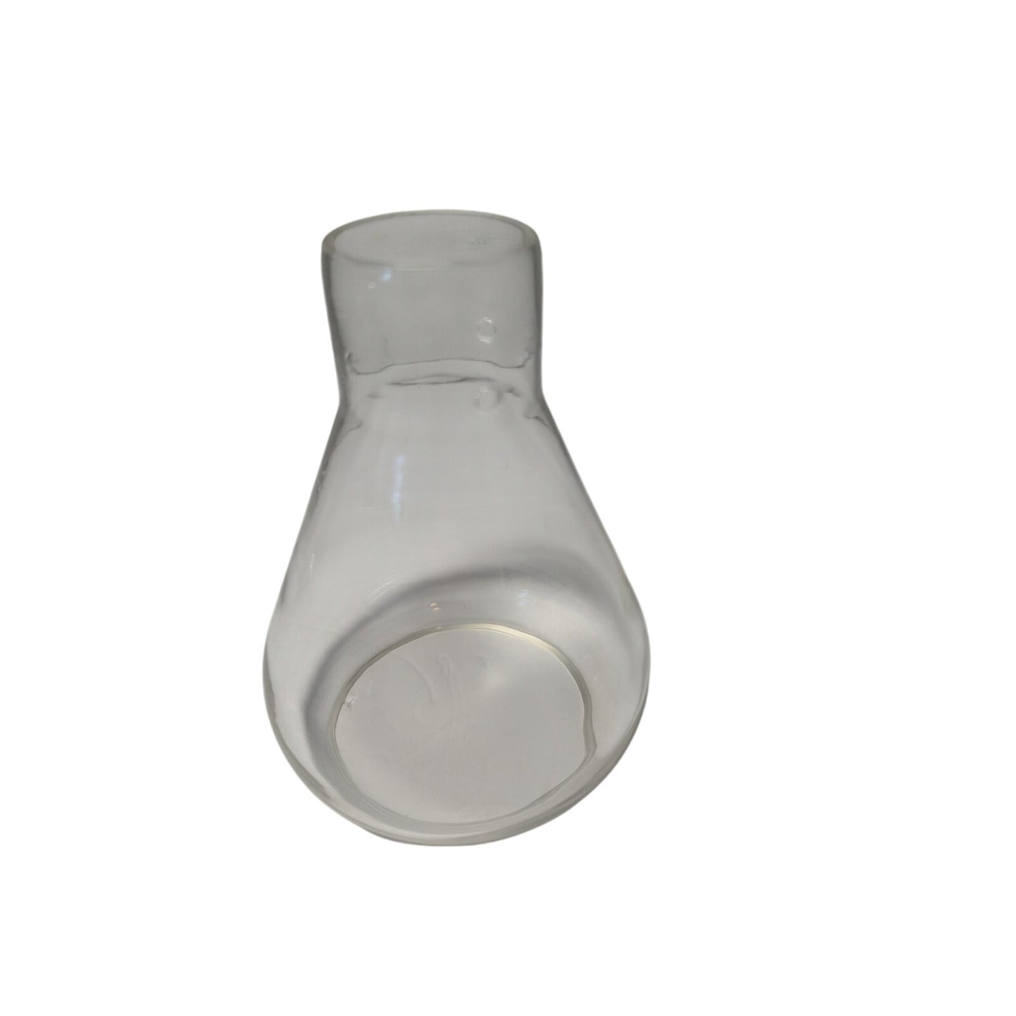 Brass Finished Down Turned Rustic Teardrop Clear Light Fixture