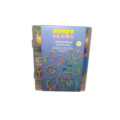 Mondo Llama String Bead Jewelry Set – Colorful Handmade Accessories