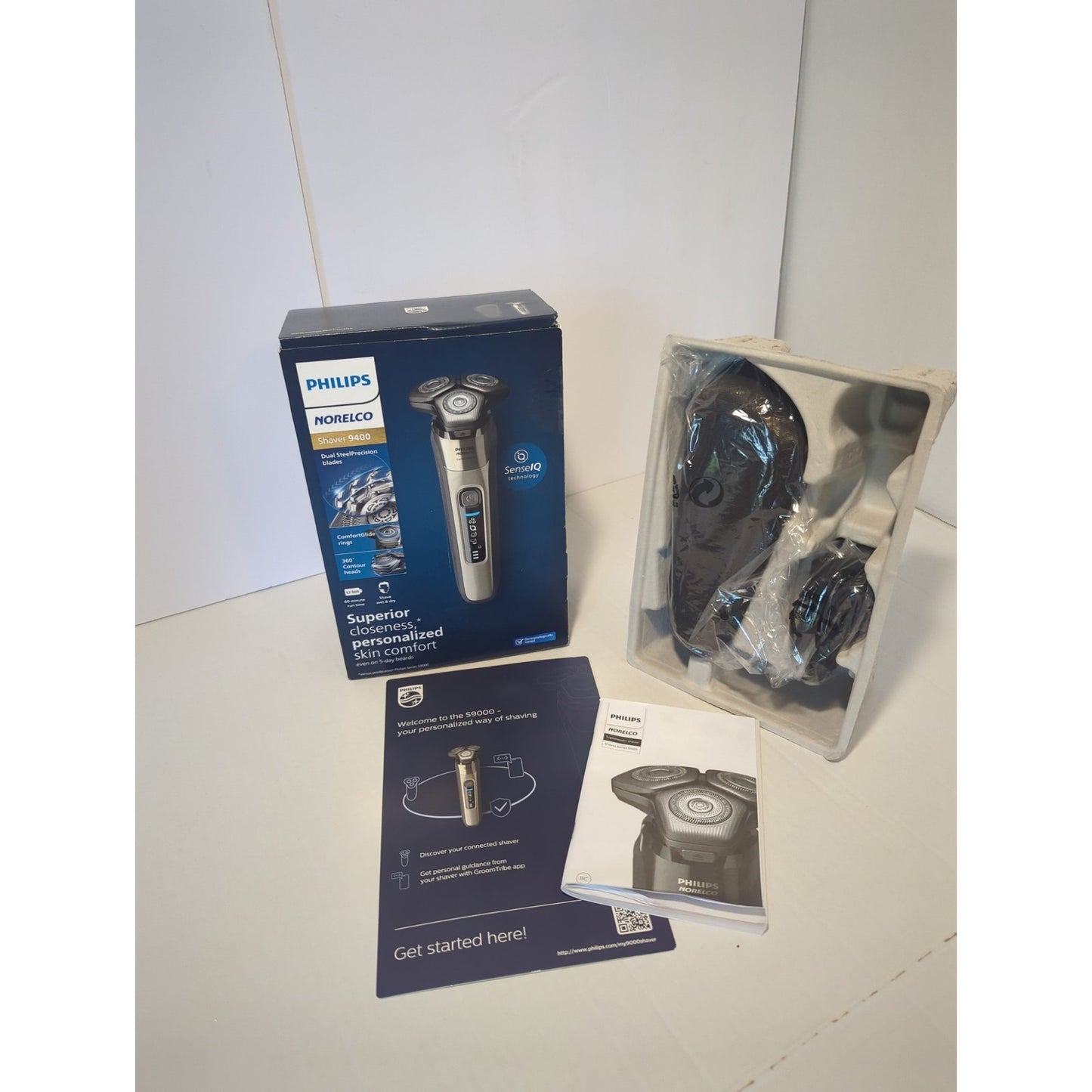 Philips Norelco Mens Shaver 9400 SenseIQ Technology ComfortGlide