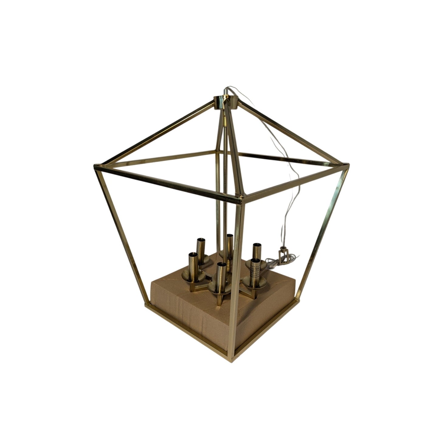 Home Decorators Weyburn 6 Light Farmhouse Gold Chandelier