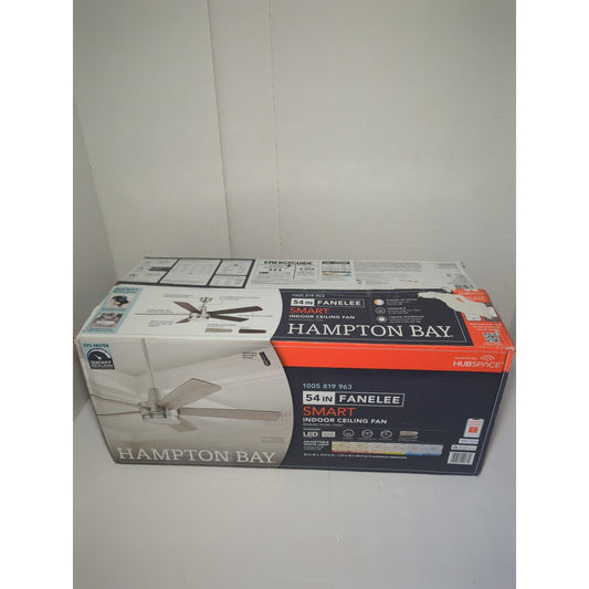 Hampton Bay Smart Indoor Ceiling Fan Light 52'' Fanelee