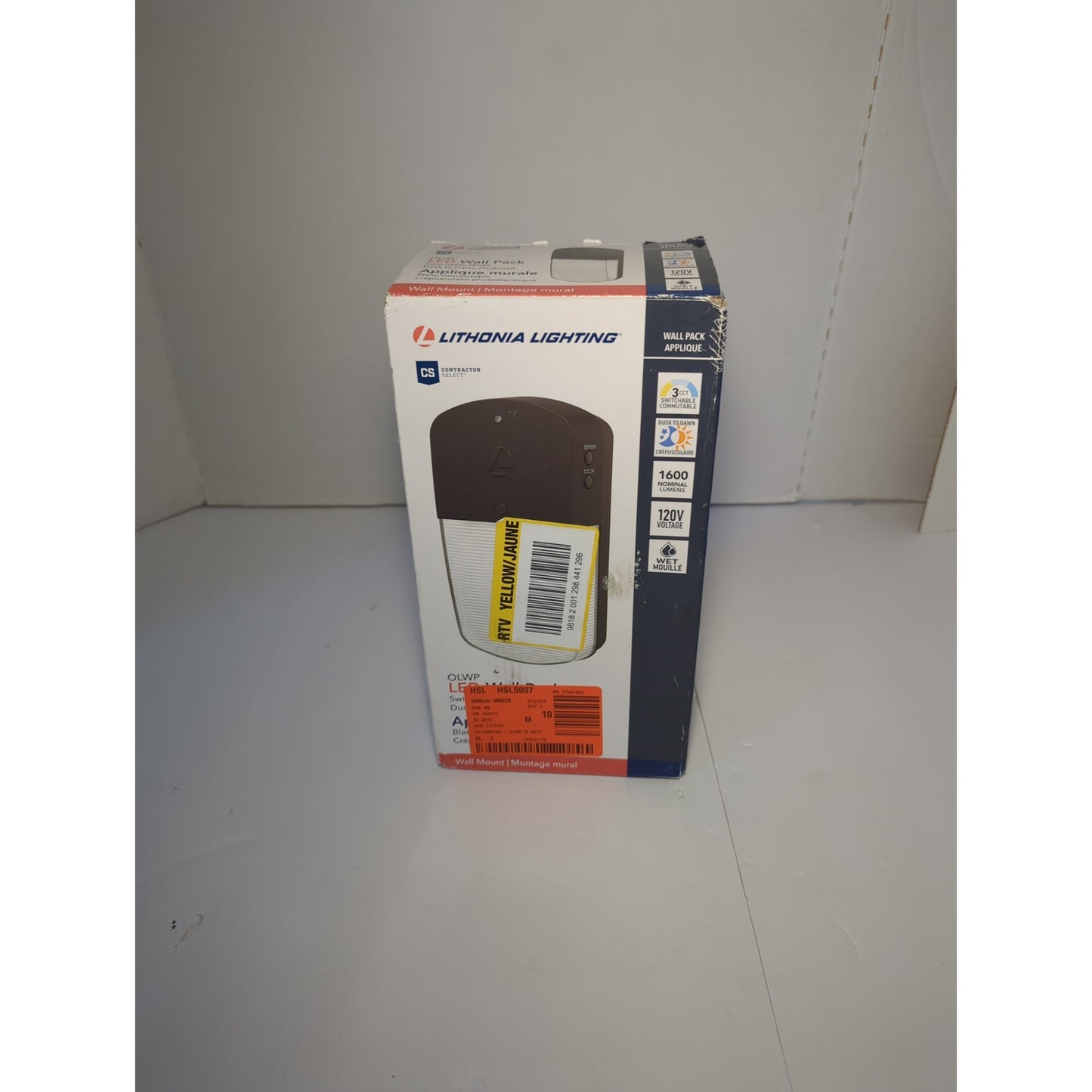 Lithonia Lighting Contractor Select LED Wall Pack Weather Resistant 3000k to 5000k