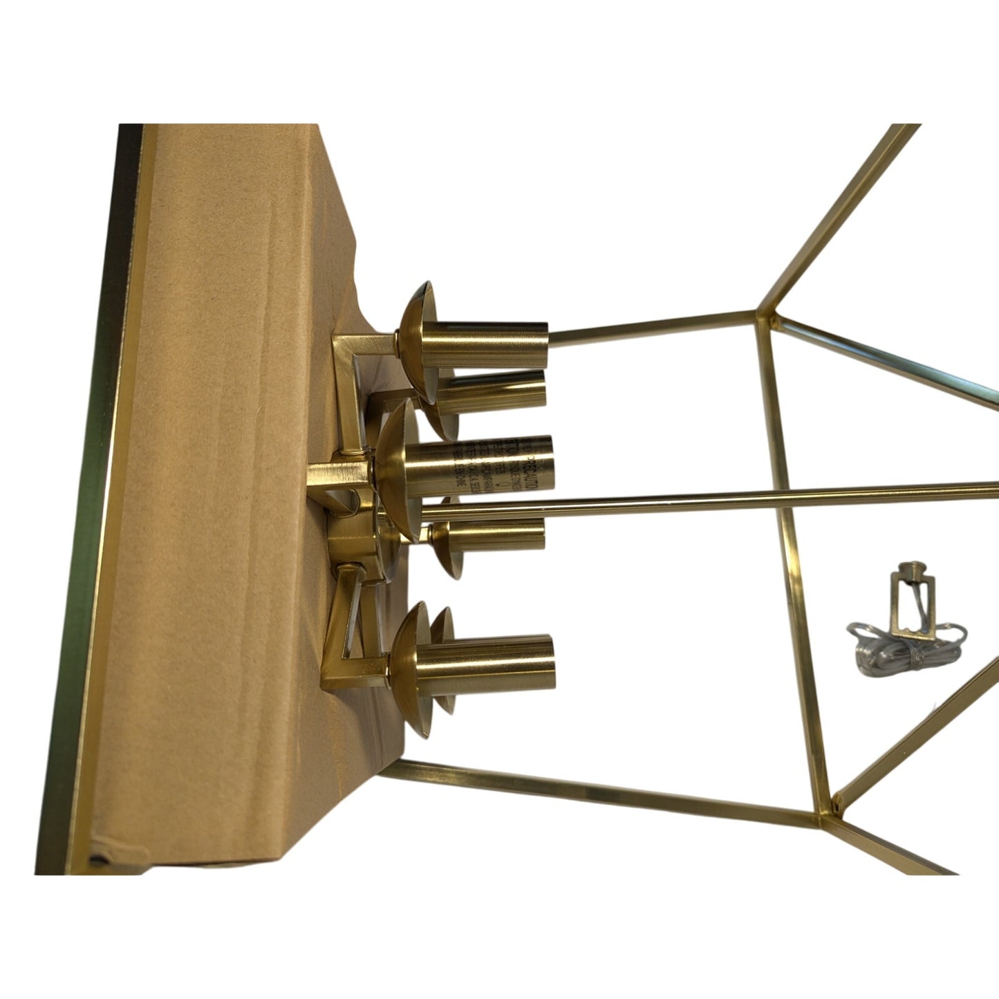 Home Decorators Weyburn 6 Light Farmhouse Gold Chandelier