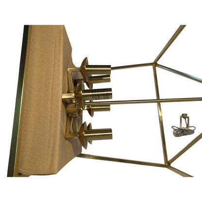 Home Decorators Weyburn 6 Light Farmhouse Gold Chandelier