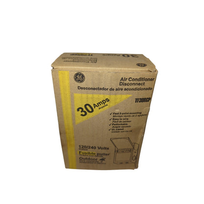 GE Air Conditioner Disconnect 30A 240V Fusible TF30RCP