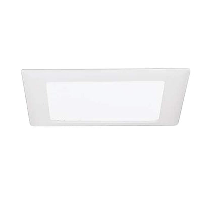 Halo 9'' Square Glass Light Frame Recessed White Albalite Lens 2pk