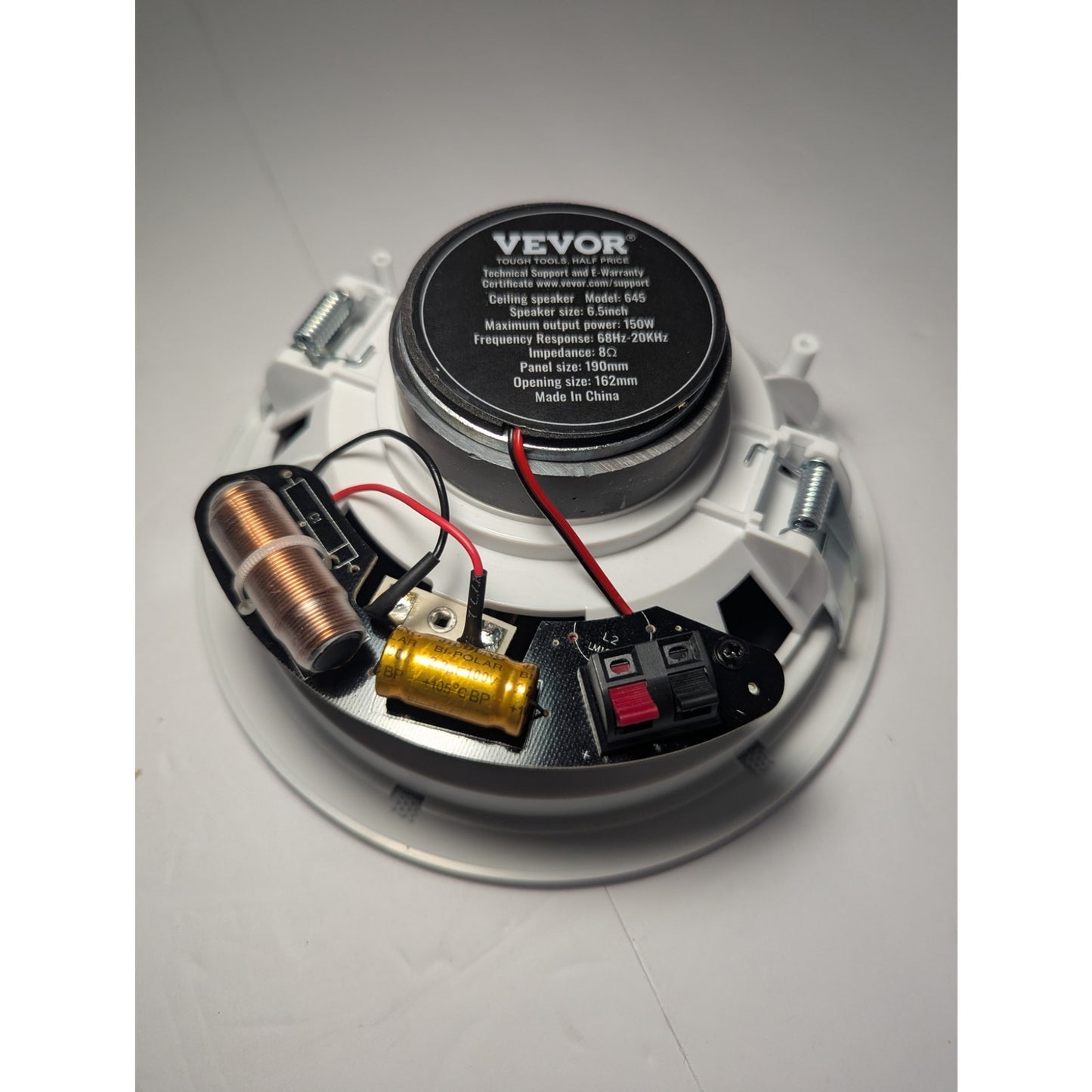 VEVOR Ceiling Speakers Bluetooth 6.5 in 645-BT