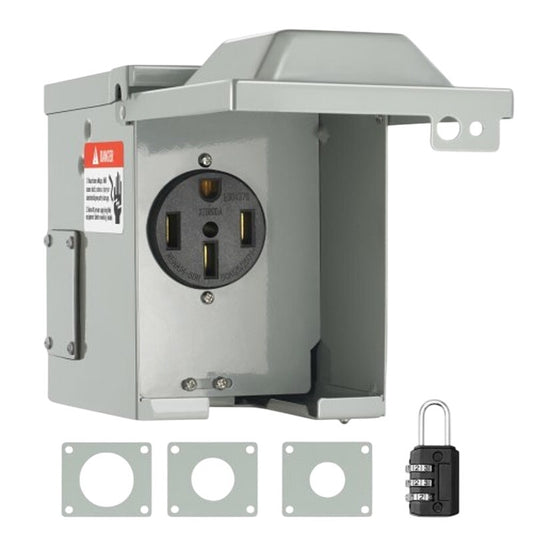 VEVOR 50A RV Power Outlet Box