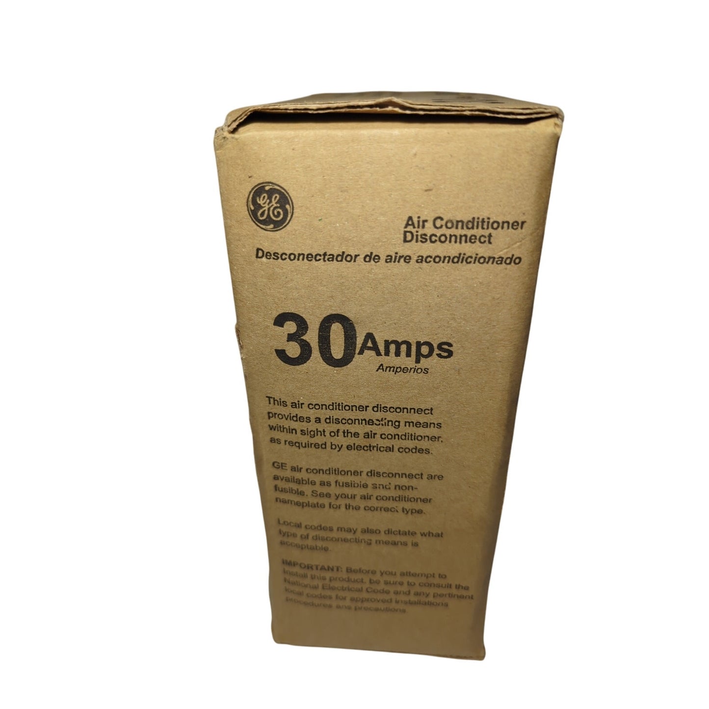 GE Air Conditioner Disconnect 30A 240V Fusible TF30RCP