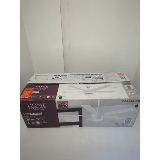 Home Decorators Collection Merwry 52'' Ceiling Fan White