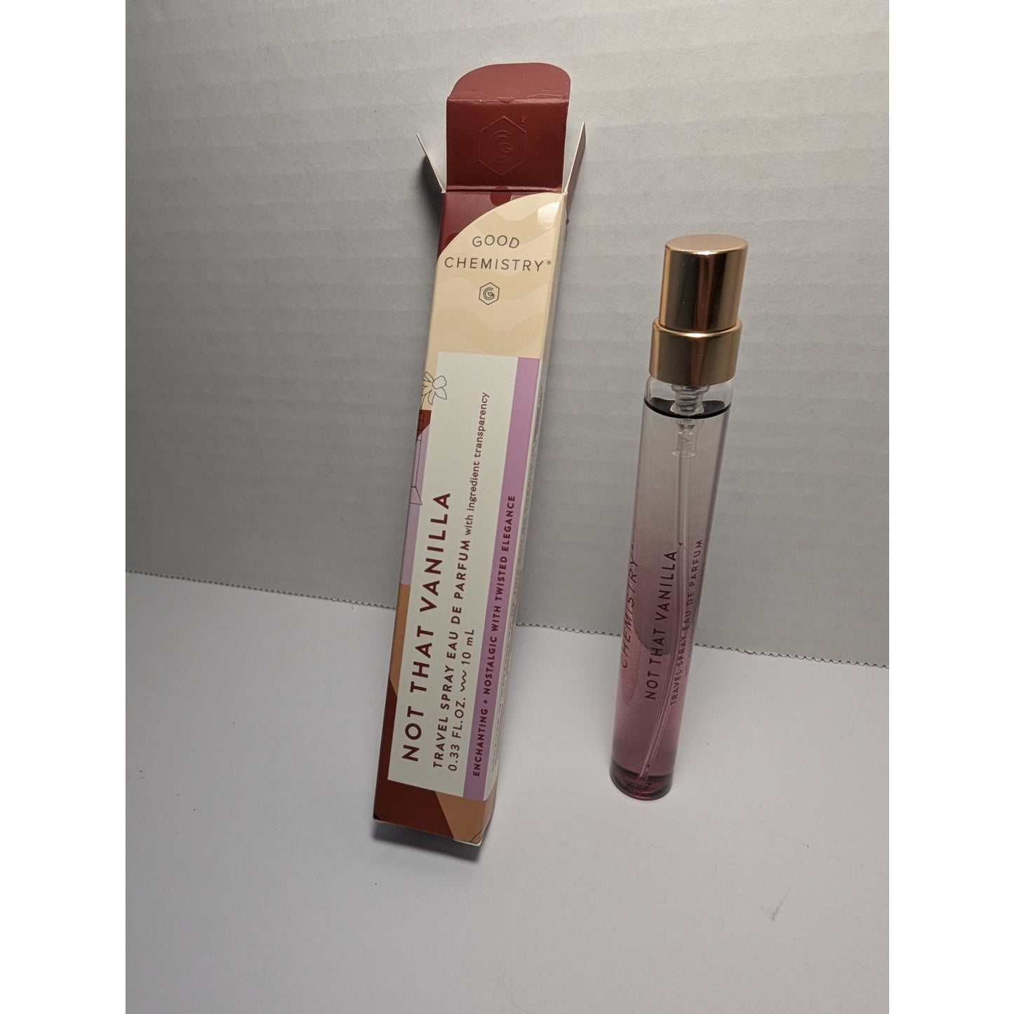 Good Chemistry Not That Vanilla Travel Spray Perfume Bergamot+CocoBean+SmokyAmber 10mL