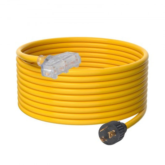 Vevor 30 Amp 25ft Generator Extension Cord 125V Heavy Duty