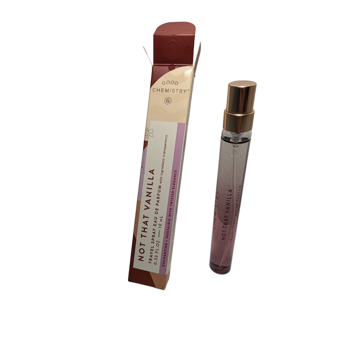 Good Chemistry Not That Vanilla Travel Spray Perfume Bergamot+CocoBean+SmokyAmber 10mL