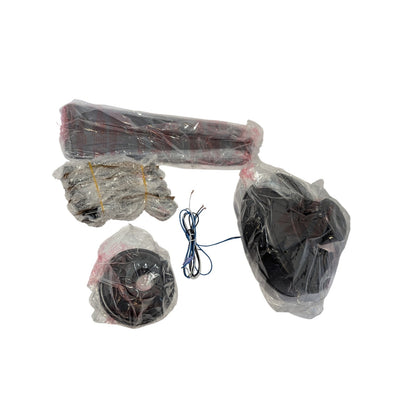 Hampton Bay 52 in Indoor Outdoor Ceiling Fan Barrow Island Black