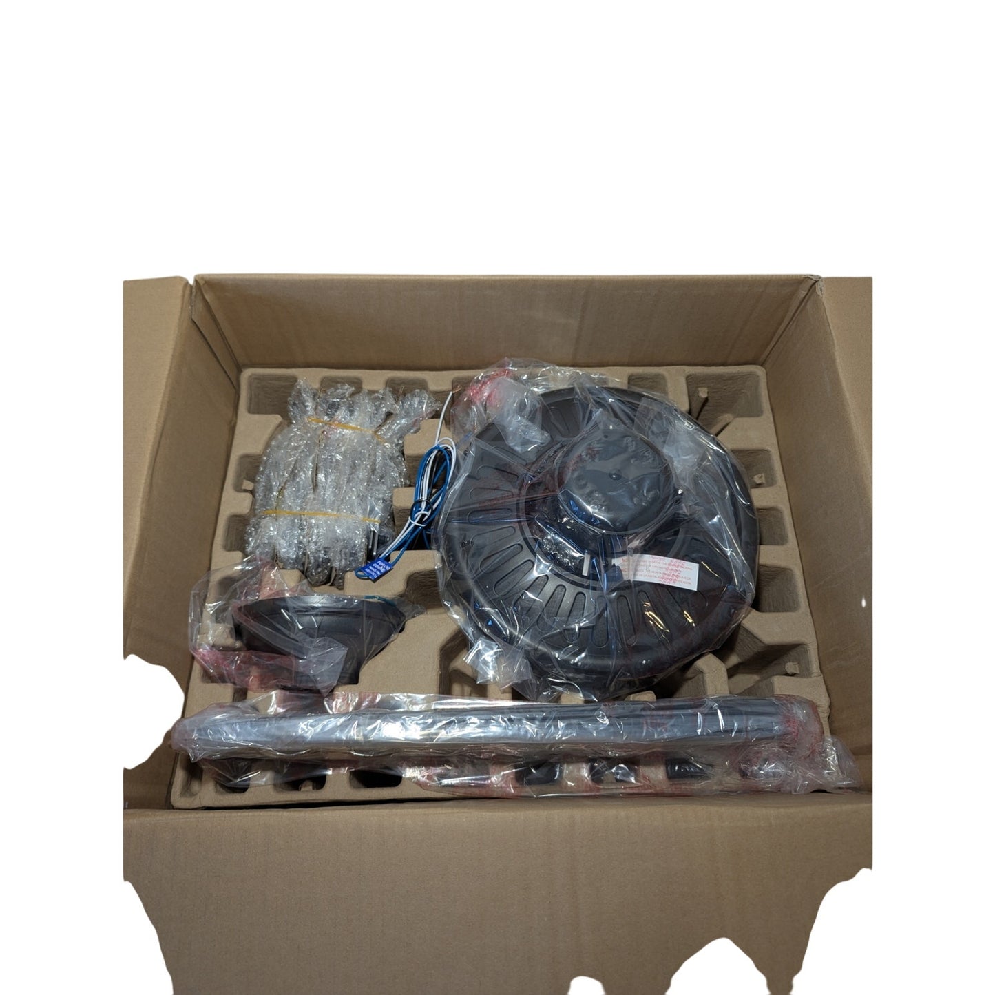 Hampton Bay 52 in Indoor Outdoor Ceiling Fan Barrow Island Black