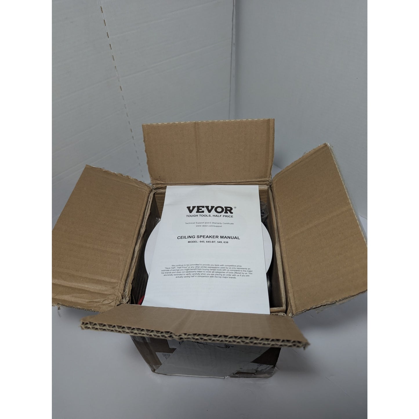 VEVOR Ceiling Speakers Bluetooth 6.5 in 645-BT
