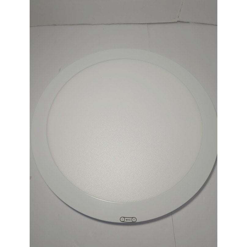 15 Inch White Round Flat Panel Down light