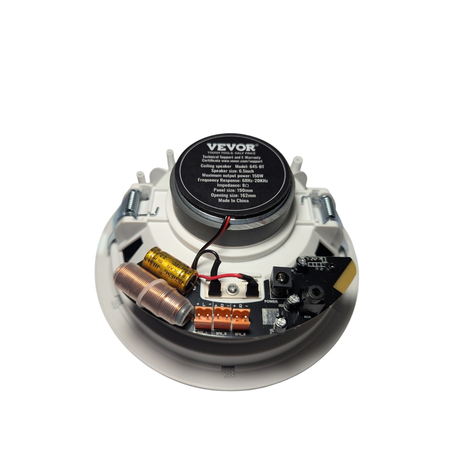VEVOR Ceiling Speakers Bluetooth 6.5 in 645-BT