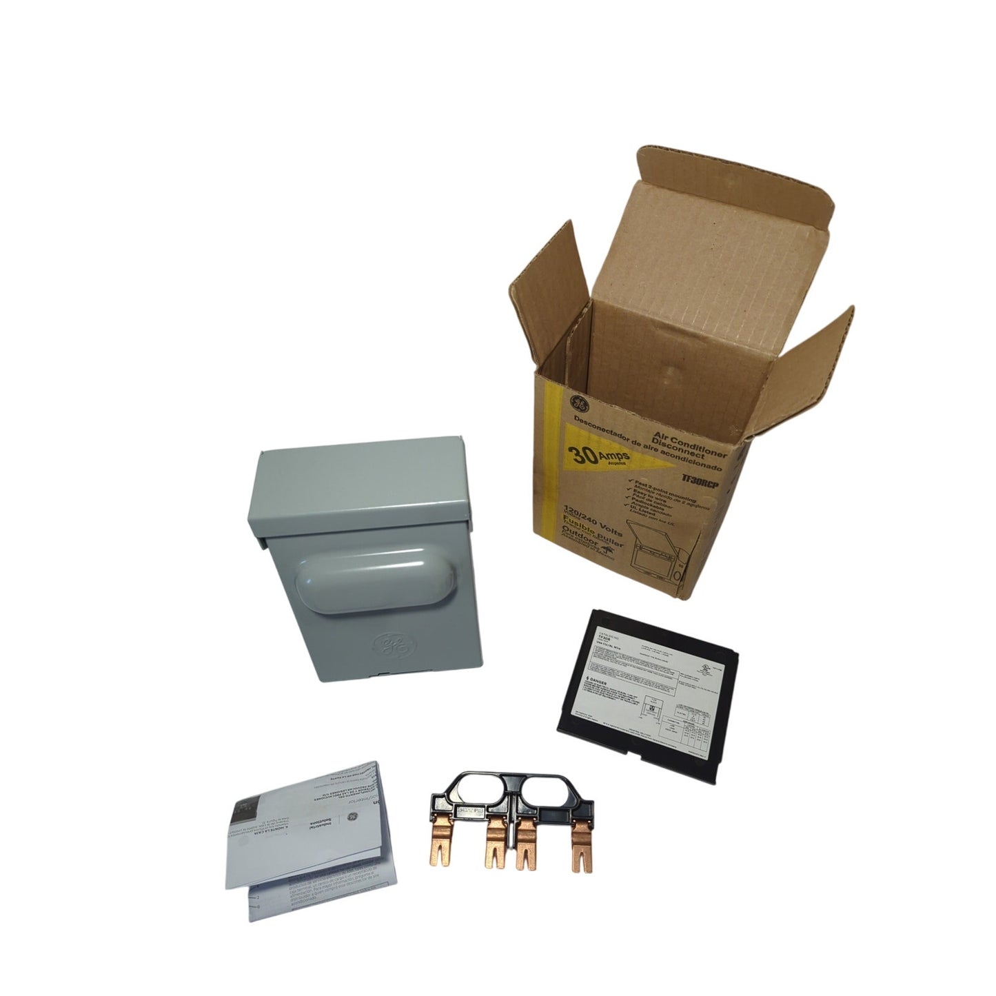 GE Air Conditioner Disconnect 30A 240V Fusible TF30RCP