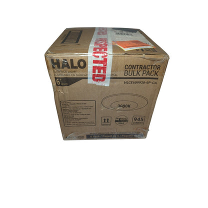 Halo Surface Light Contractor Bulk Pack 6'' 6 Count