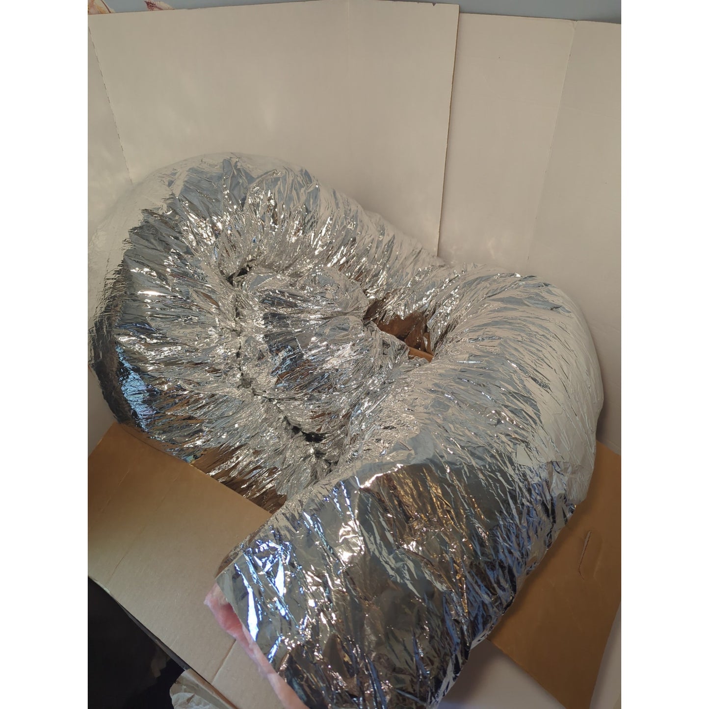Silver Jacket Class 1 Insulated Flexible Duct 25ft R-Value 6''