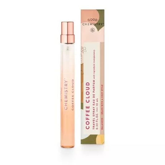 Good Chemistry Coffee Cloud Travel Spray Perfume Bergamot+Espresso+CedarWood 10mL