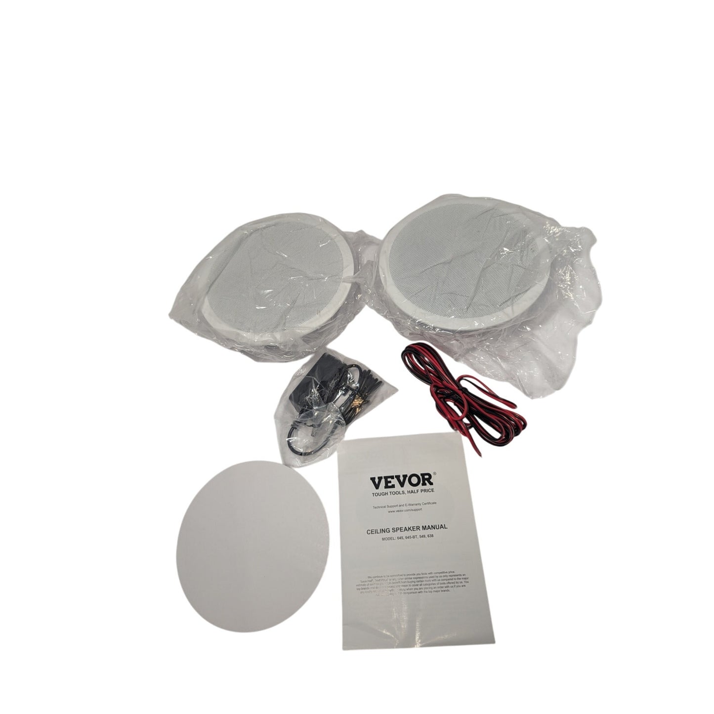 VEVOR Ceiling Speakers Bluetooth 6.5 in 645-BT