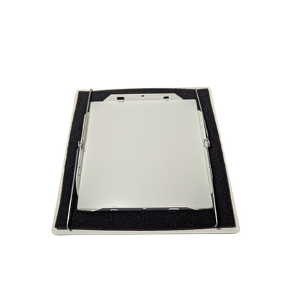 Halo 9'' Square Glass Light Frame Recessed White Albalite Lens 2pk