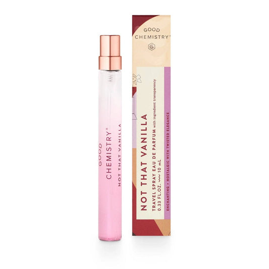 Good Chemistry Not That Vanilla Travel Spray Perfume Bergamot+CocoBean+SmokyAmber 10mL